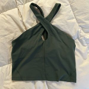 lululemon Align Keyhole Halter Tank - Size 8 - Dark Forest